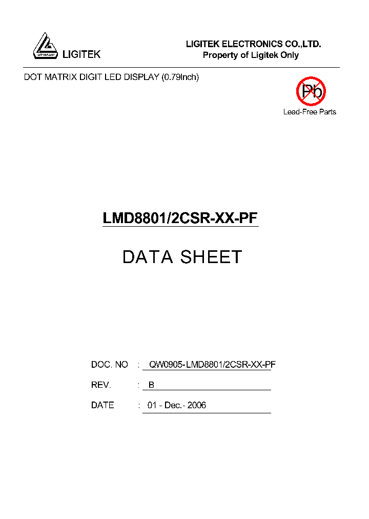 LMD8801-2CSR-XX-PF_4524275.PDF Datasheet