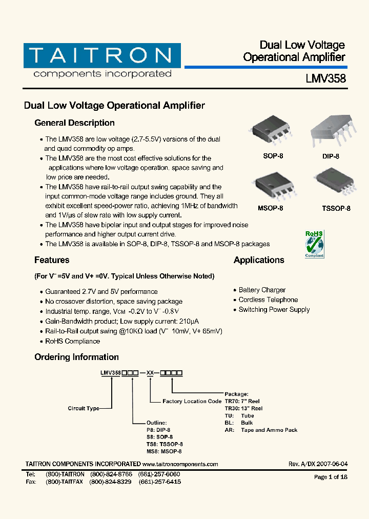 LMV358_4244079.PDF Datasheet