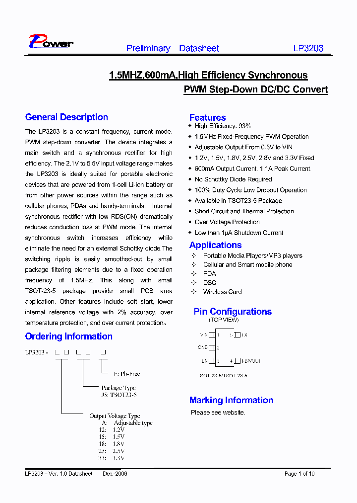 LP3203-33J5F_4805912.PDF Datasheet