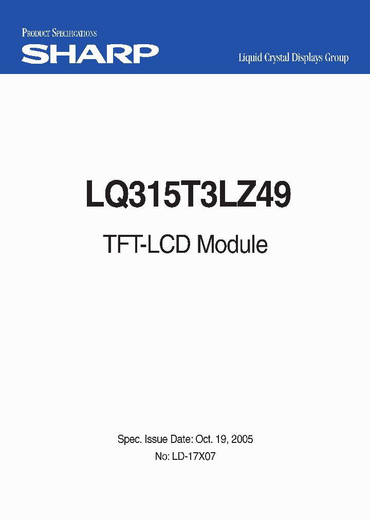 LQ315T3LZ49_4326327.PDF Datasheet
