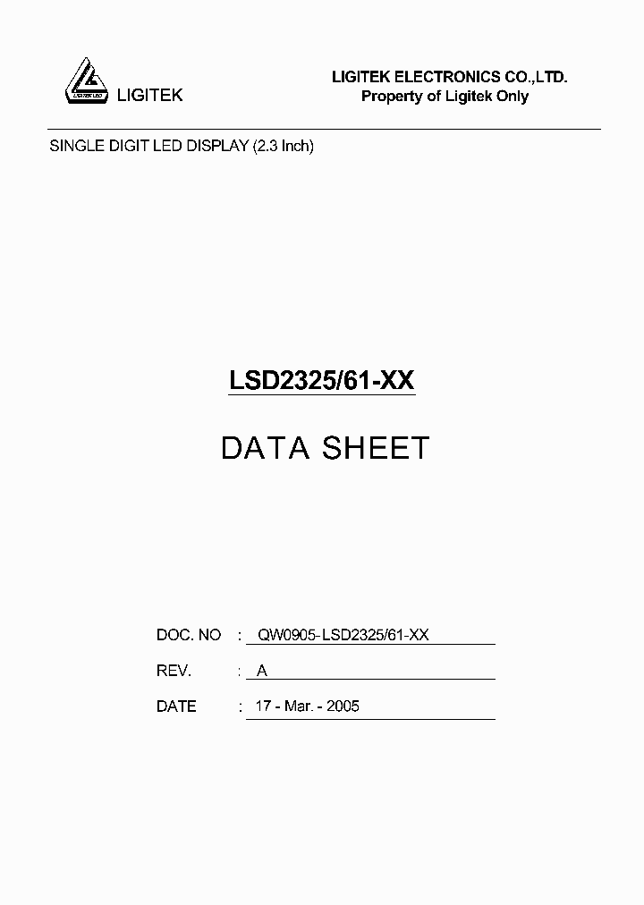 LSD2325-61-XX_4774996.PDF Datasheet