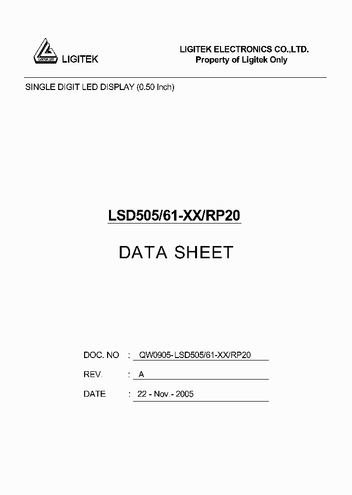 LSD505-61-XX-RP20_4628753.PDF Datasheet