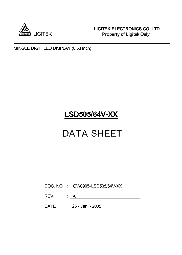 LSD505-64V-XX_4669743.PDF Datasheet