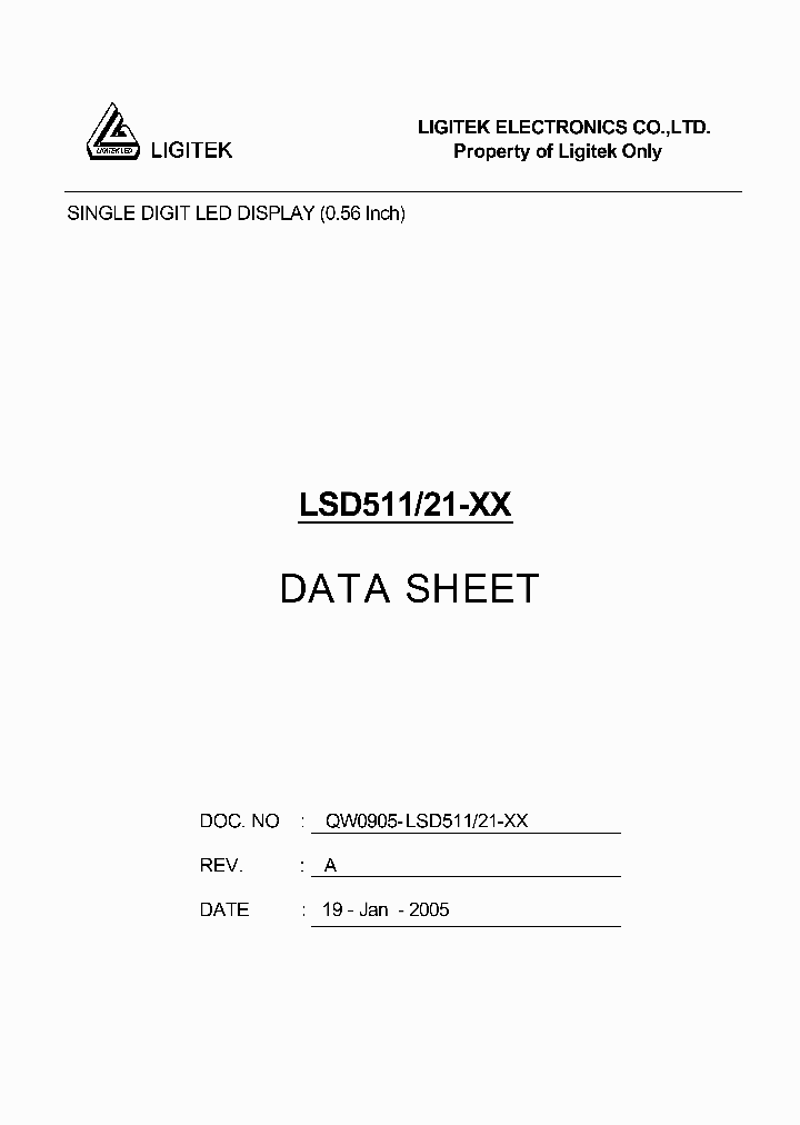 LSD511-21-XX_4599060.PDF Datasheet