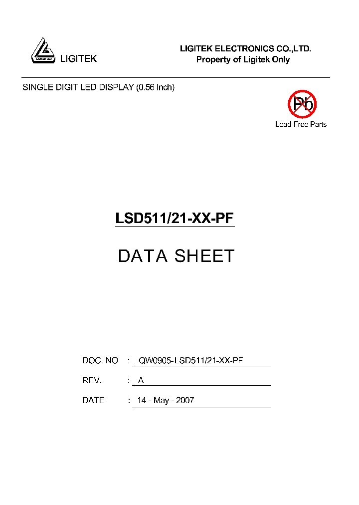 LSD511-21-XX-PF_4599062.PDF Datasheet