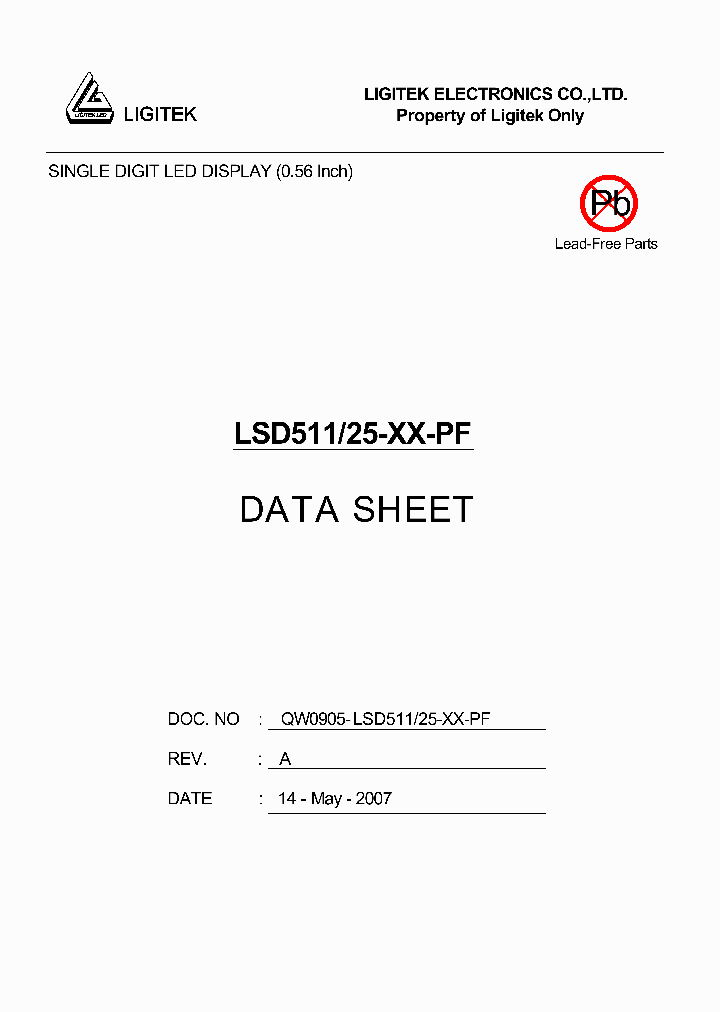 LSD511-25-XX-PF_4893750.PDF Datasheet