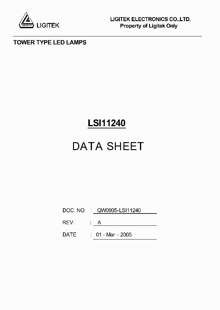 LSI11240_4532932.PDF Datasheet