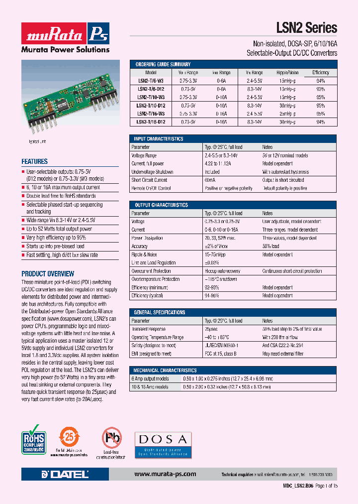 LSN2-T16-W3_4673505.PDF Datasheet