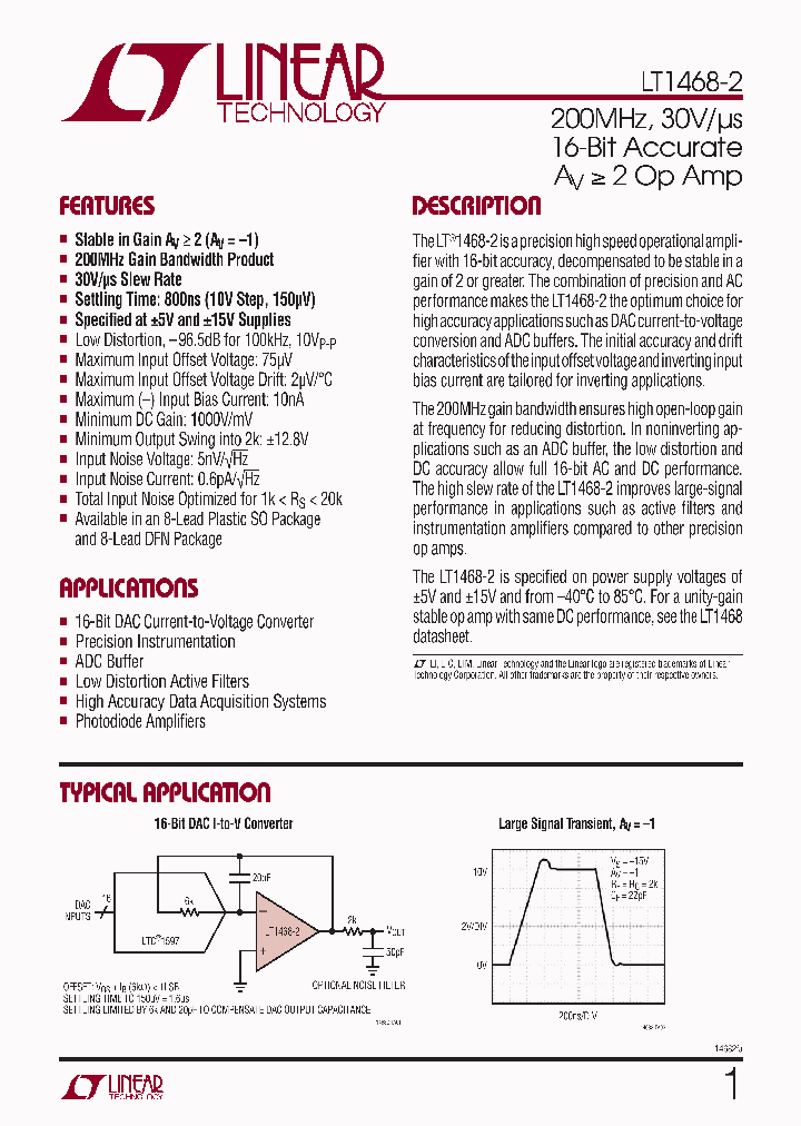 LT1468CDD-2PBF_4592095.PDF Datasheet