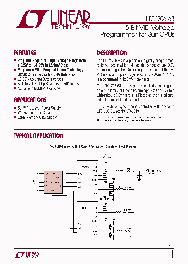 LTC1706EMS-63_4300216.PDF Datasheet