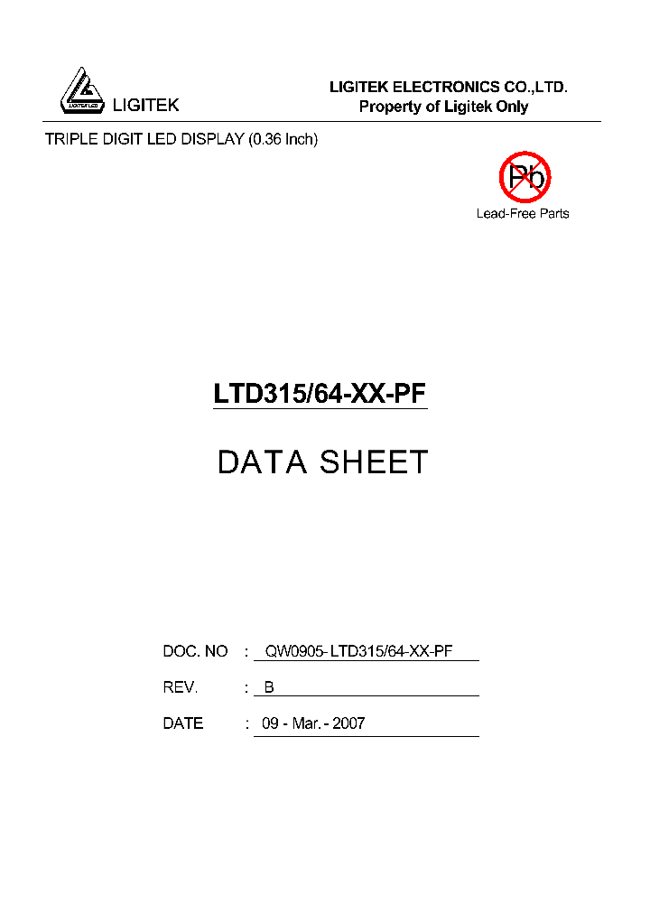 LTD315-64-XX-PF_4819115.PDF Datasheet