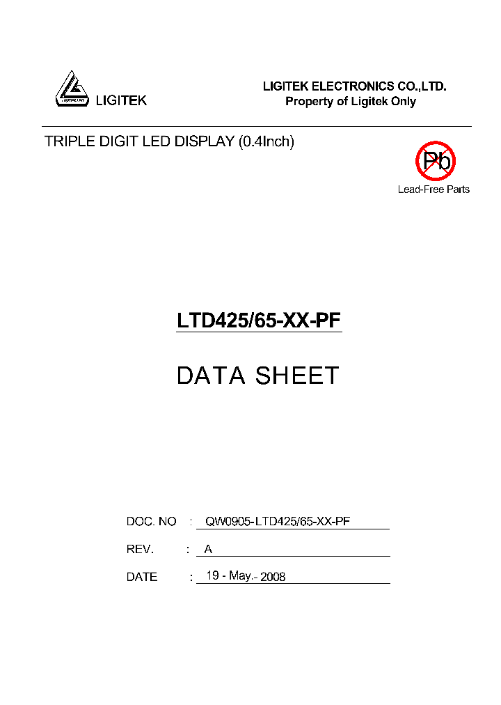 LTD425-65-XX-PF_4701521.PDF Datasheet