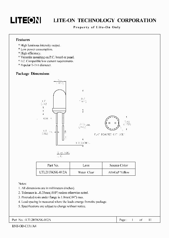 LTL2H3KSK-012A_4586113.PDF Datasheet