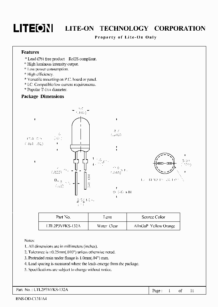 LTL2P3VFKS-132A_4519676.PDF Datasheet