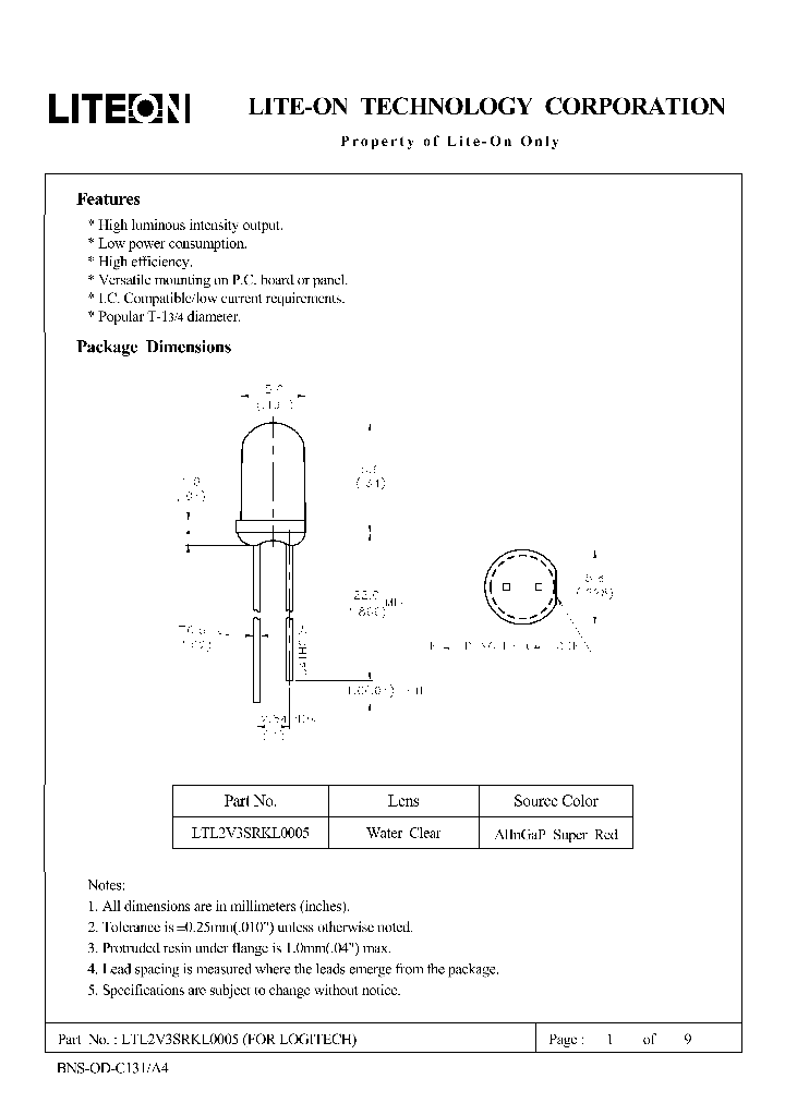 LTL2V3SRKL0005_4682178.PDF Datasheet