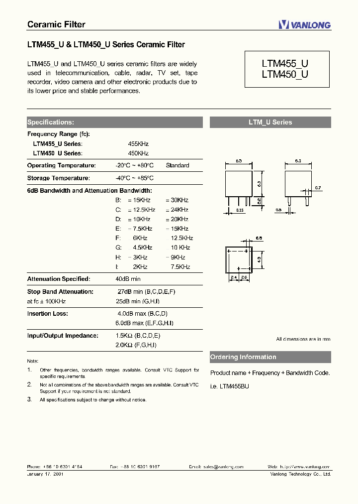LTM450-U_4541710.PDF Datasheet