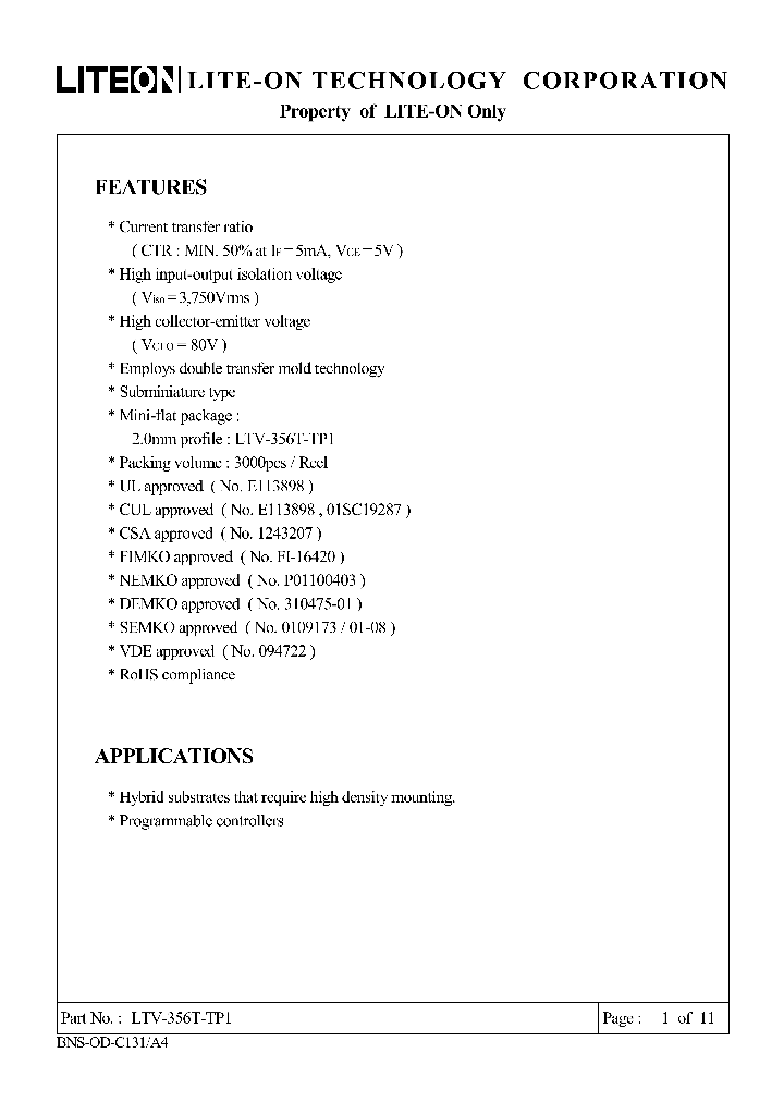 LTV-356T-TP1_4617453.PDF Datasheet