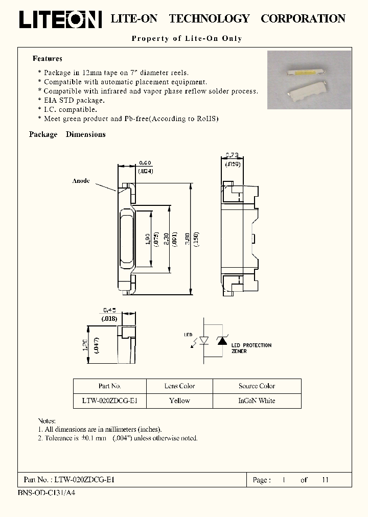 LTW-020ZDCG-E1_4539906.PDF Datasheet