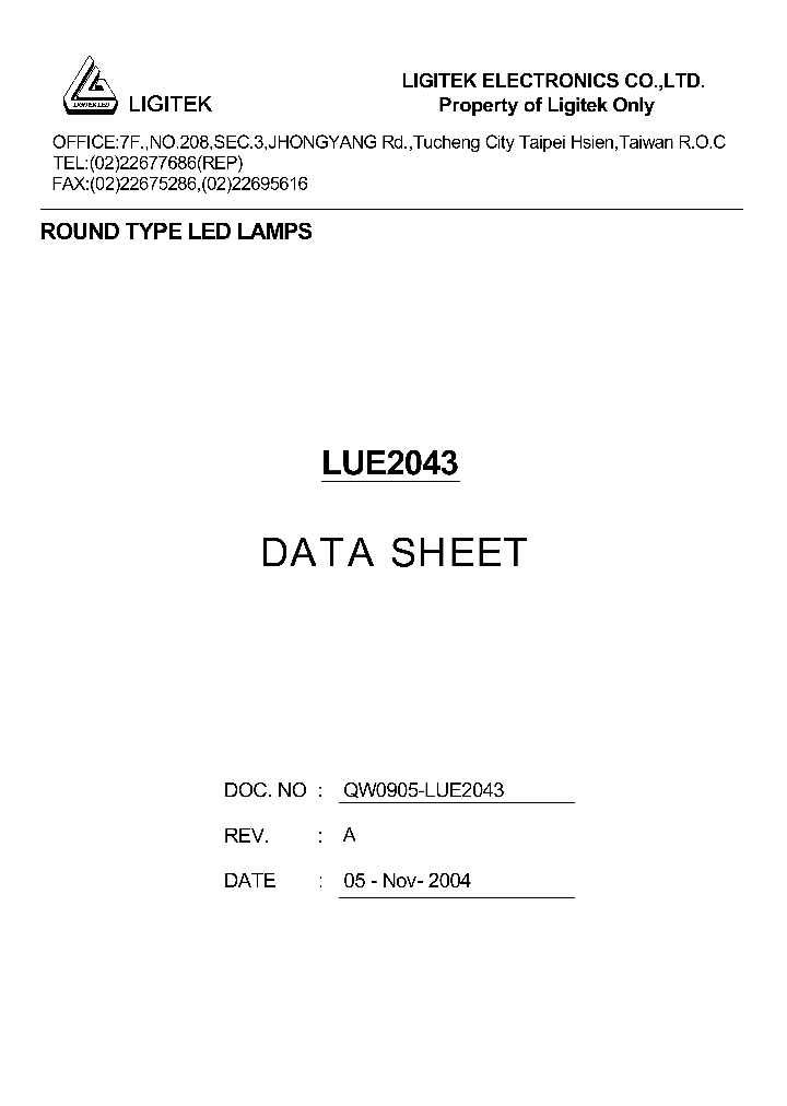 LUE2043_4852219.PDF Datasheet