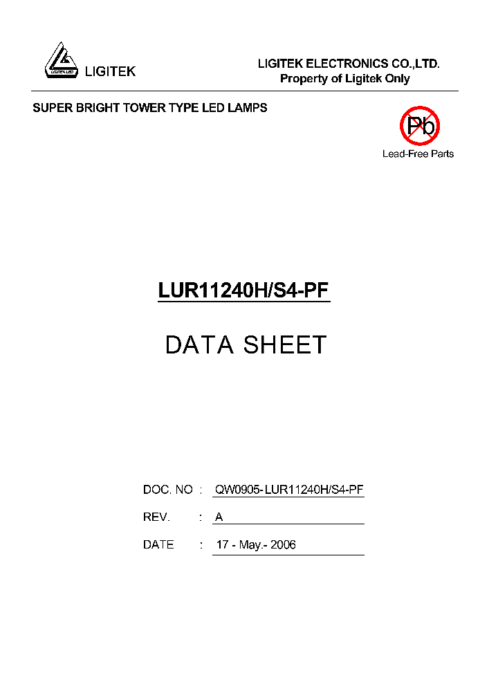 LUR11240H-S4-PF_4694635.PDF Datasheet