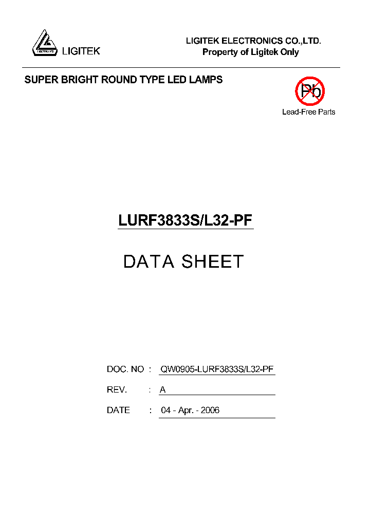 LURF3833S-L32-PF_4801002.PDF Datasheet