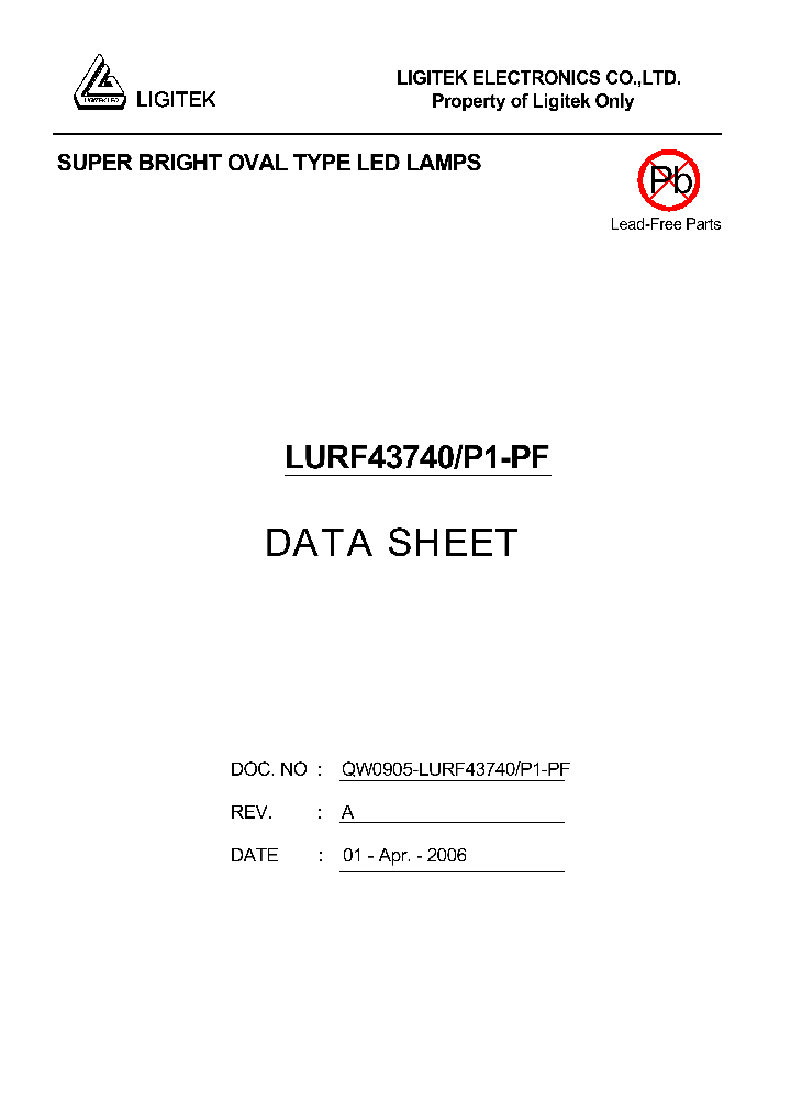 LURF43740-P1-PF_4518109.PDF Datasheet