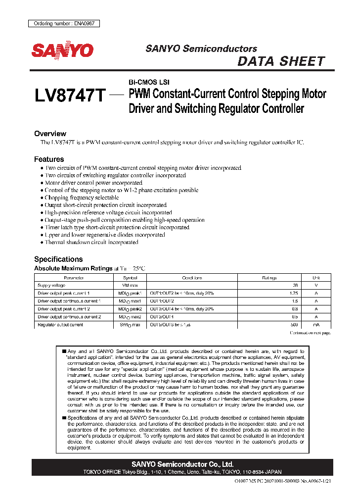 LV8747T_4397128.PDF Datasheet