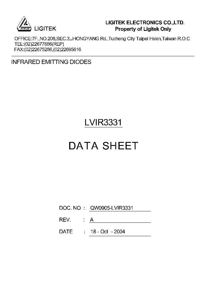 LVIR3331_4600900.PDF Datasheet