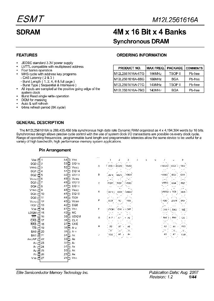 M12L2561616A_4250305.PDF Datasheet