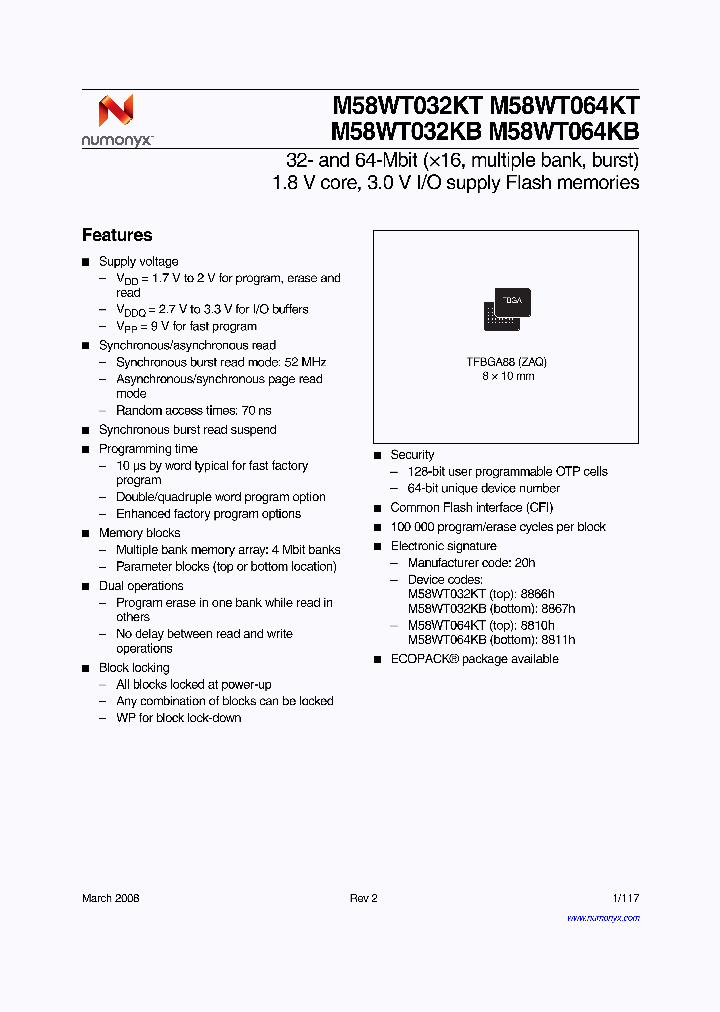 M58WT032KB_4170413.PDF Datasheet