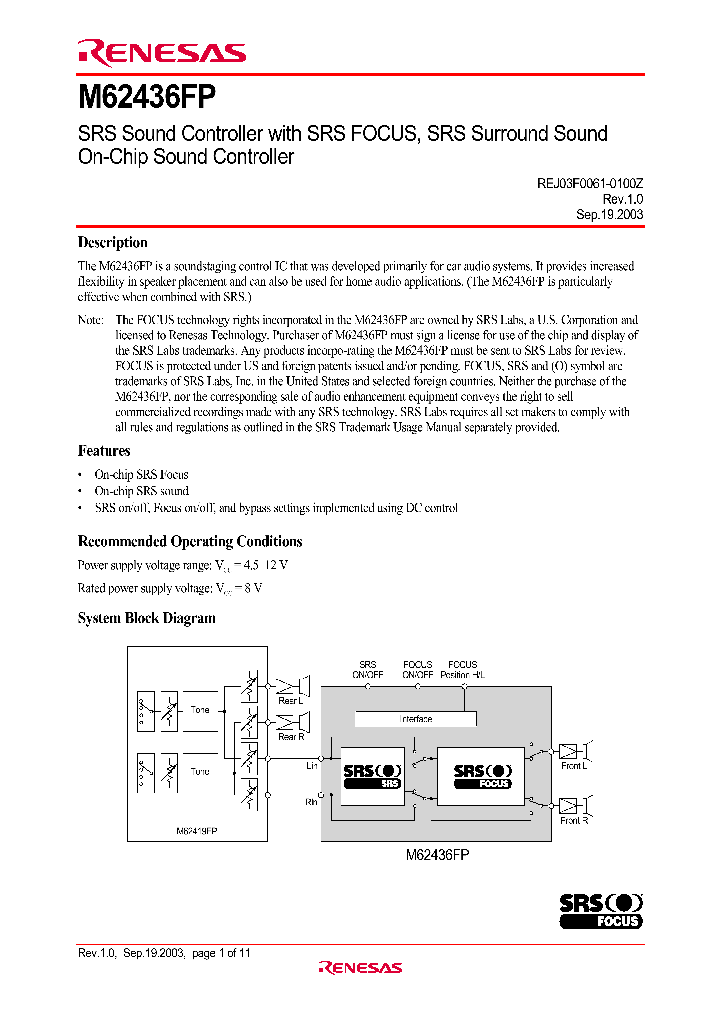 R2S15900SP_06 Datasheet(PDF) - Renesas Technology Corp