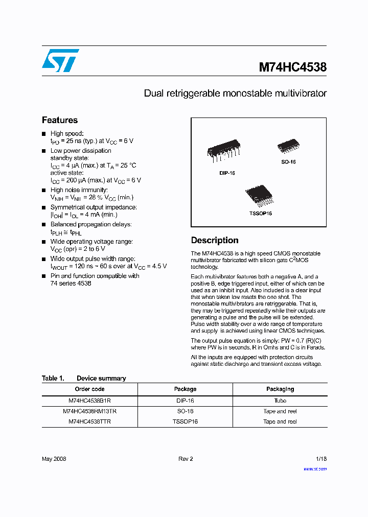 M74HC4538TTR_4347578.PDF Datasheet