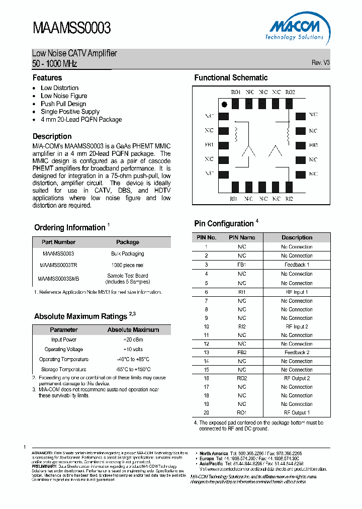 MAAMSS0003_4507633.PDF Datasheet