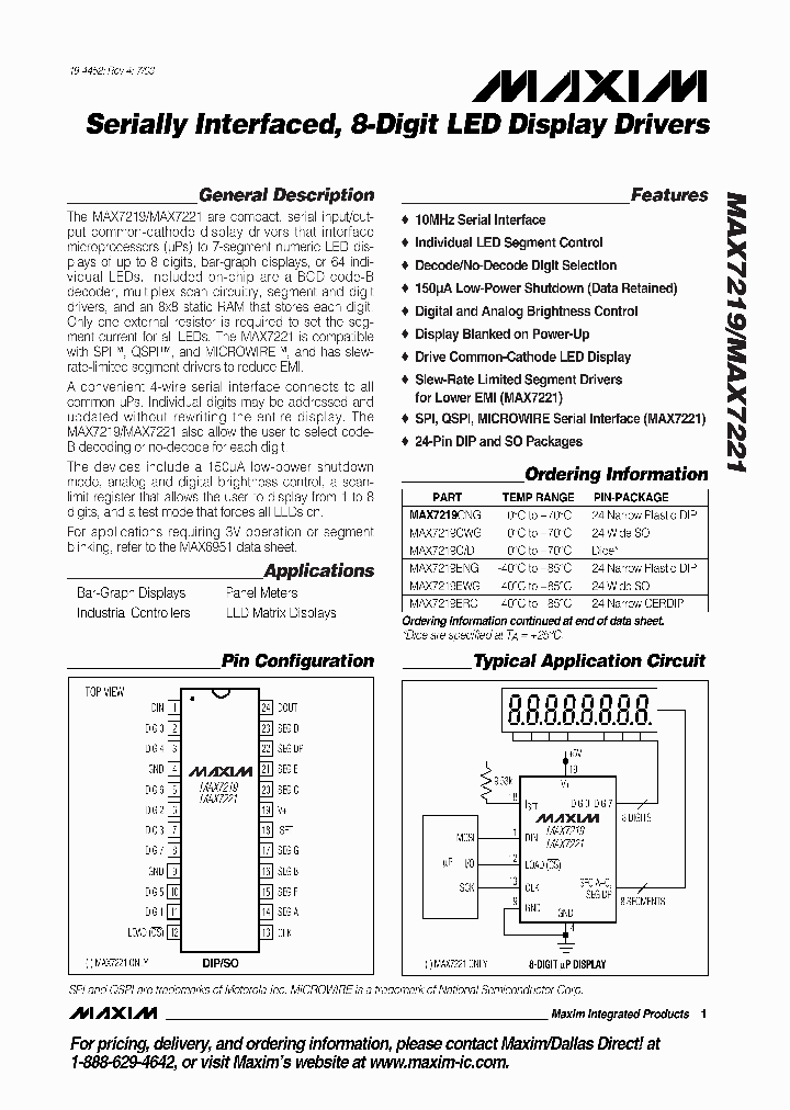 MAX7219CD_4170181.PDF Datasheet