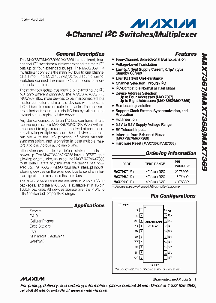 MAX7367EUP_4552023.PDF Datasheet