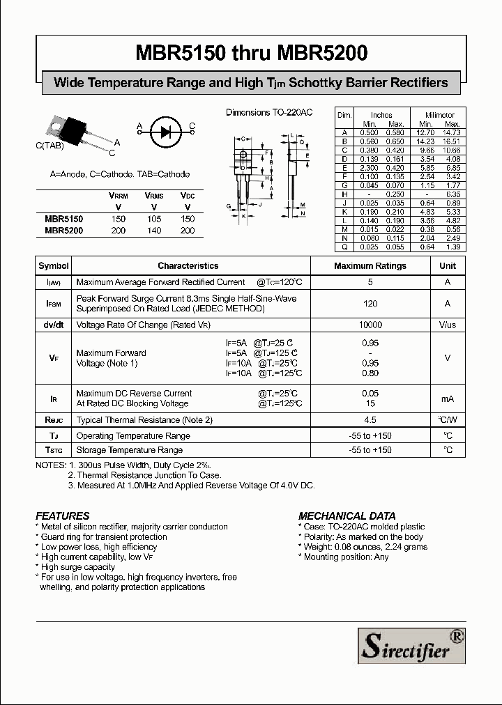 MBR5150_4527446.PDF Datasheet