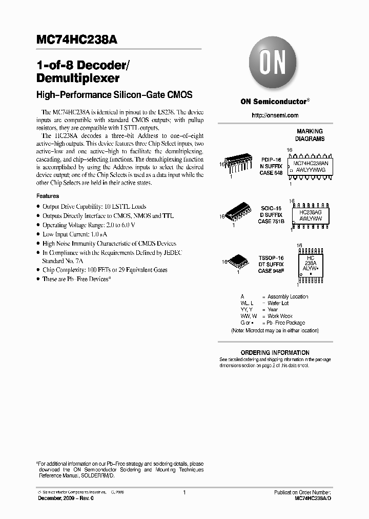 MC74HC238A_4636822.PDF Datasheet