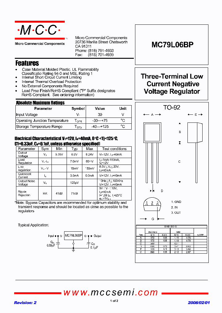 MC79L06BP-AP_4715731.PDF Datasheet