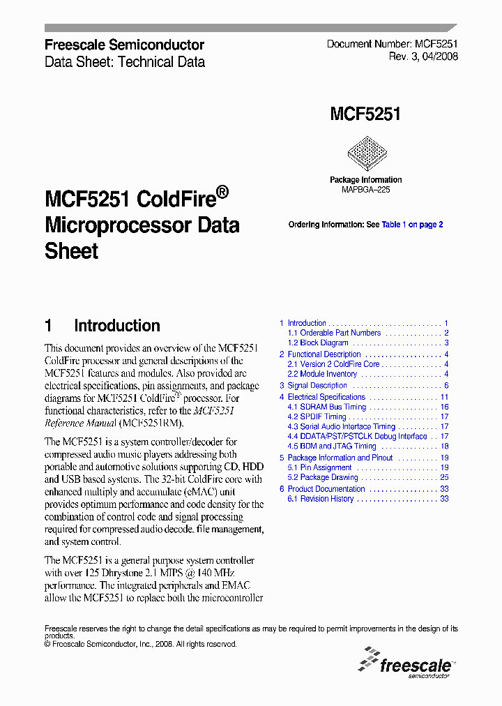 MCF5251CVM140_4301634.PDF Datasheet