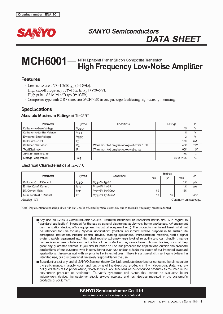 MCH6001_4549099.PDF Datasheet