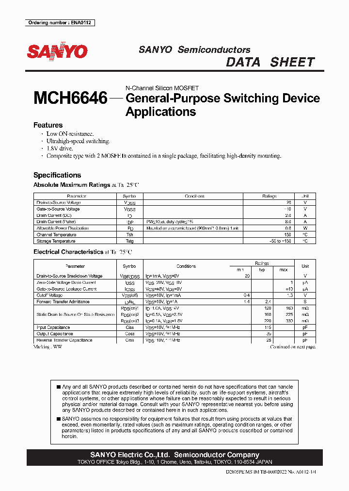 MCH6646_4789009.PDF Datasheet