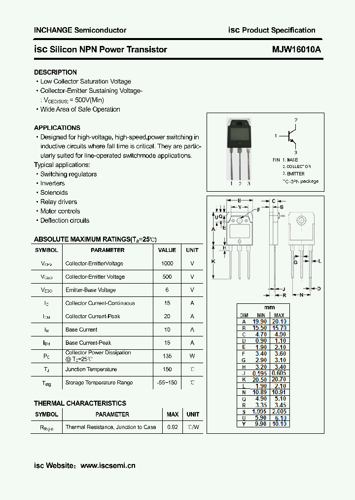 MJW16010A_4638131.PDF Datasheet