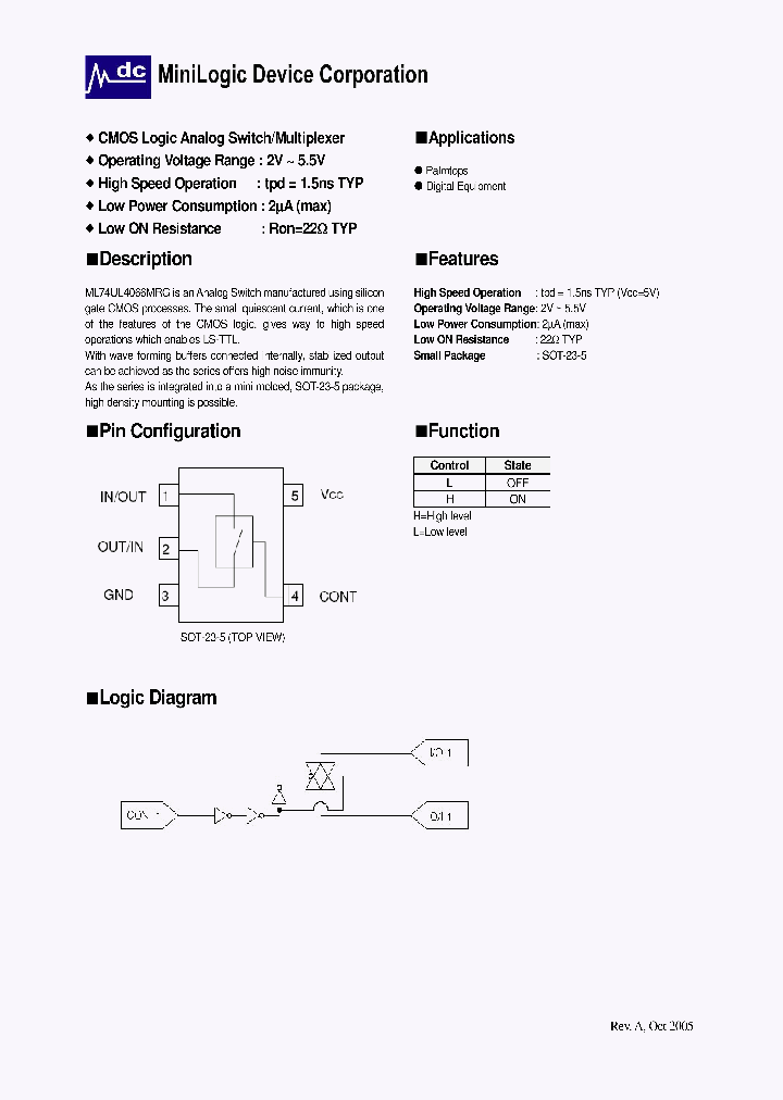 ML74UL4066_4552858.PDF Datasheet