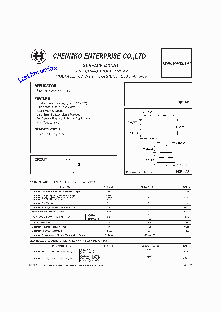 MMBD4448N1PT_4681245.PDF Datasheet