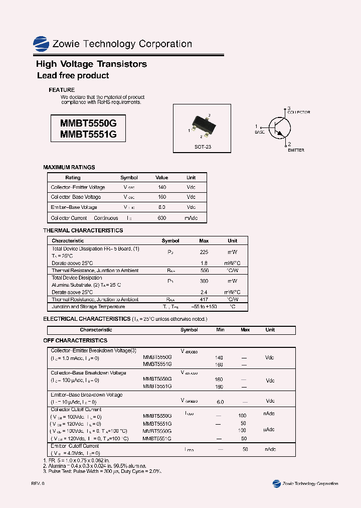 MMBT5550G_4639349.PDF Datasheet