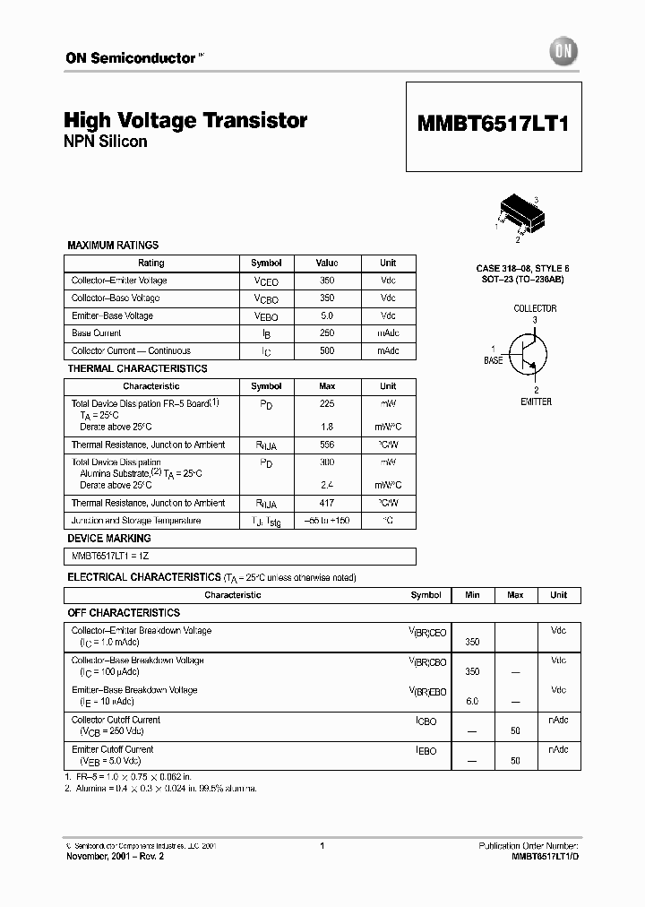 MMBT6517LT1_4332116.PDF Datasheet