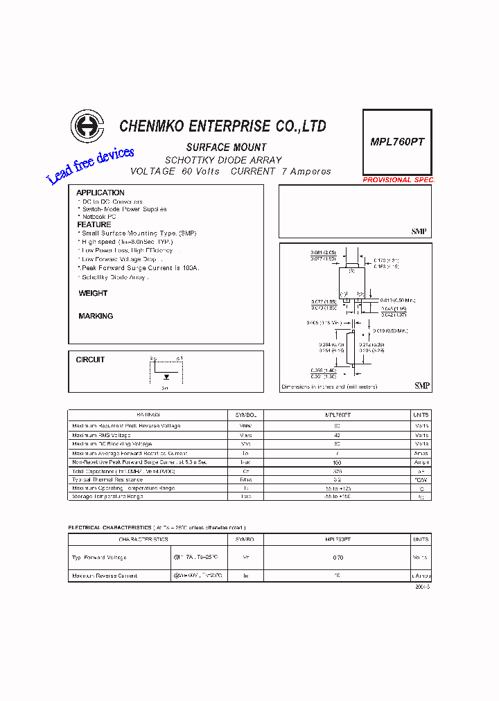 MPL760PT_4682186.PDF Datasheet