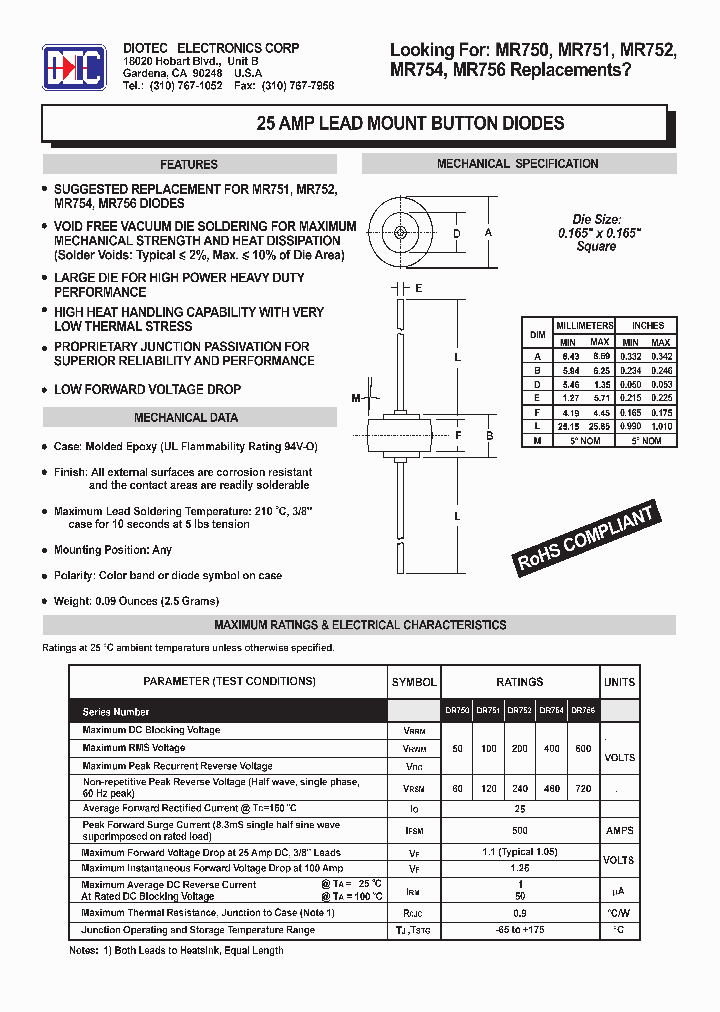 MR752_4676826.PDF Datasheet Download --- IC-ON-LINE