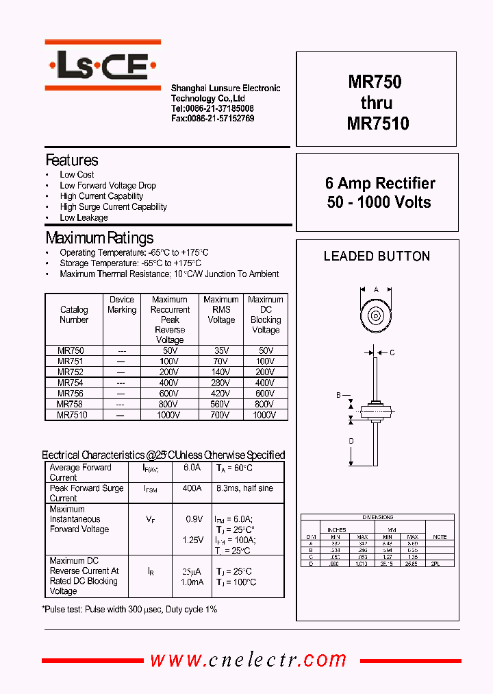 MR752_4676827.PDF Datasheet Download --- IC-ON-LINE