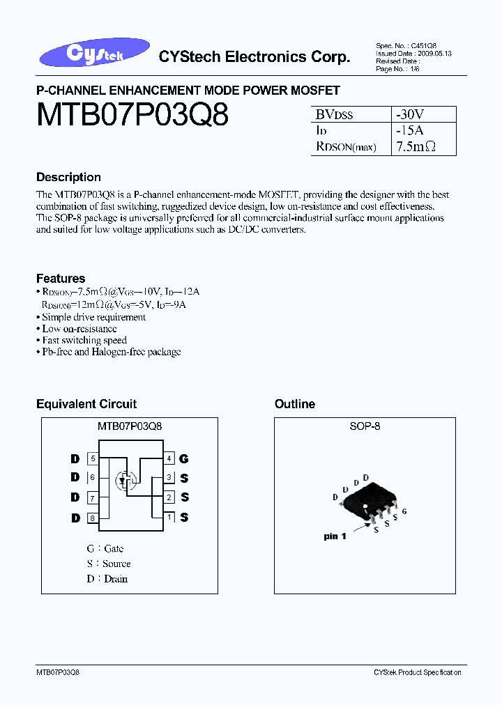 MTB07P03Q8_4717281.PDF Datasheet
